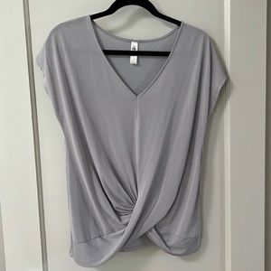 Lt gray blouse